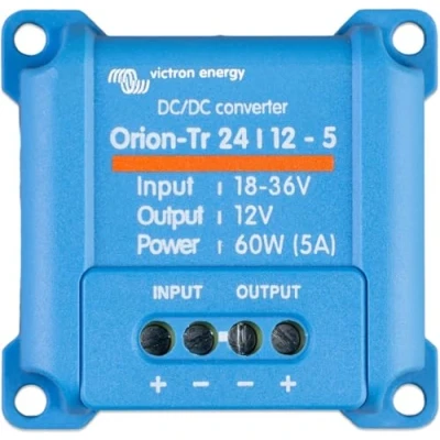 Image of Victron Energy Orion Tr DC to Converter 24/12 Volt 5 amp 60 Watt IP43 Protected for Dual Battery Systems Non Isolated