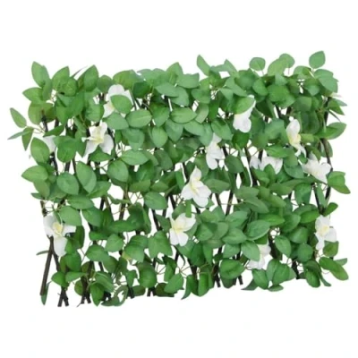 Image of vidaXL Artificial Ivy Trellis Expandable Green 180x30 cm