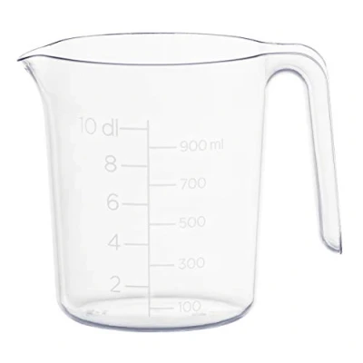 Image of Gastromax 6407 90 Measuring Cup 1 Litre Transparent Colour, Plastic, Liter