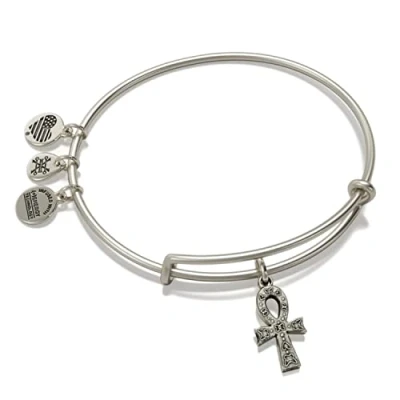 Image of Alex and Ani Path of Symbols Expandable Bangle for Women, One Size, Brass, no gemstone