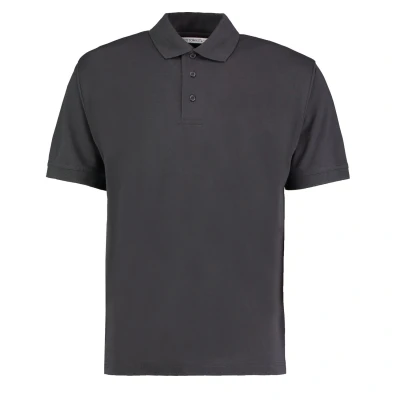 Image of Kustom Kit Mens Short Sleeve Polo Shirts, Graphite, XXXXX Large. KK403