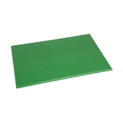 Image of Hygiplas High Density Green Chopping Board Standard 450x300x12mm