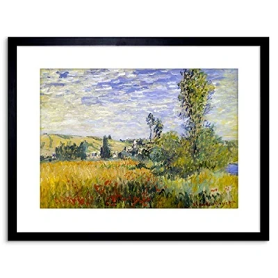 Image of Wee Blue Coo Painting Monet Vetheuil Old Master Framed Wall Art Print