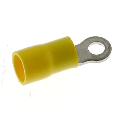 Image of SeKi 14021, 4.0 6.0 mm2, M3, Insulated Crimps, Pack of 25, Yellow