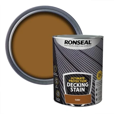 Image of Ronseal ULTIMATE DECKING STAIN CEDAR 5L PAINT