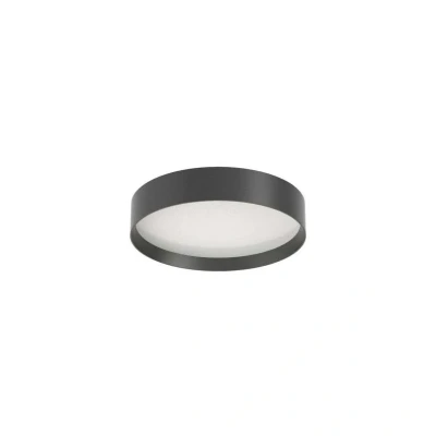 Image of LOOM DESIGN LED ceiling light Lucia, black, Ø 35 cm aluminium