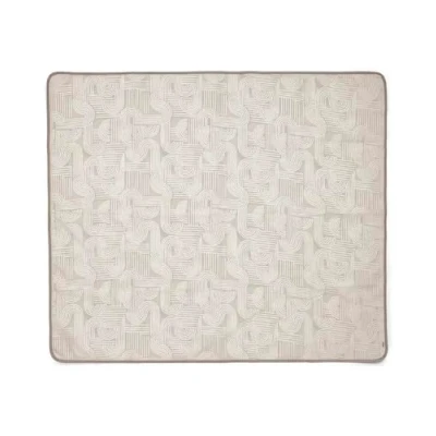 Image of Mamas &amp; Papas Splash Mat for Highchairs, Practical and Wipe Clean to Catch Dinner Time Spills, Woven Natural