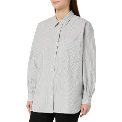 Image of MUSTANG Women&#039;s Style Edda Blouse, Small_Stripe 12478, EU 38