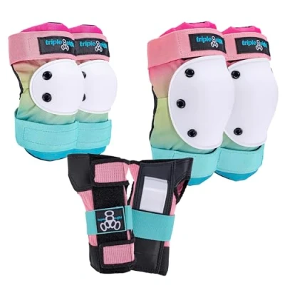 Image of Triple 8 Saver Series 3 Pack Pad Set Shaved Ice