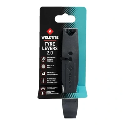 Image of Weldtite Tyre Levers 2.0 for Bike Removal and Installation, 130 mm