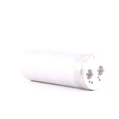 Image of 4F0820191A, 4F0820191B, 8E0820193E, 8E0820193F, 8E0820193P Receiver Drier NRF 33205 Aluminium with seal ring AUDI: A4 B6/B7 Convertible, B7 Saloon