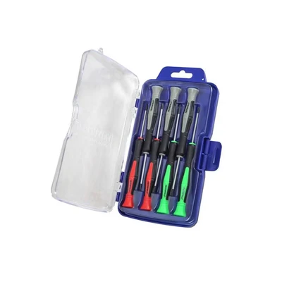 Image of Faithfull FAISDMINI7 Mini Precision Screwdriver Set, 7 Piece: Phillips / Slotted Torx