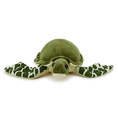 Image of Zappi Co Plush Children&#039;s Stuffed Soft Cuddly Toy Part of Safari Animals Collection, Perfect for Kids (30cm Width) (Turtle)
