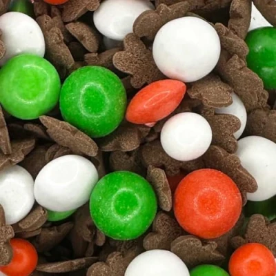 Image of Sprinkletti Christmas Gingerbread 30g Cake Topper Sprinkles Edible Decorations Festive Mix For Xmas Themed Birthday Party Cakes &amp; Bakes