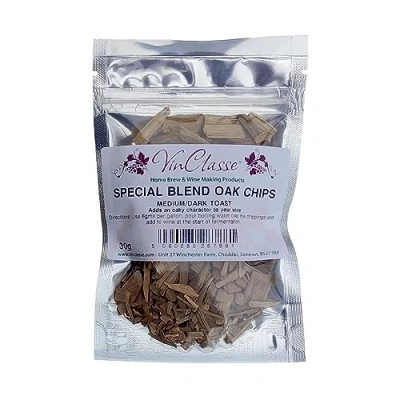Image of VinClasse Oak Chips Special Blend Medium To Dark Toast 30g Sachet
