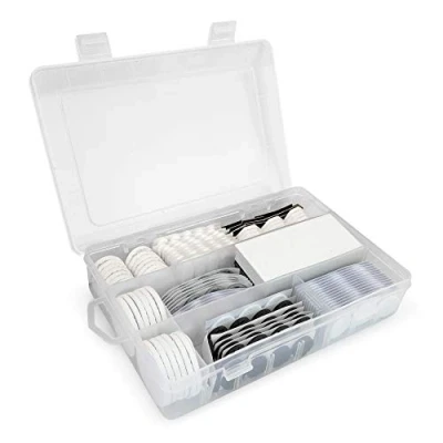 Image of Mixed Self Adhesive Felt &amp; EVA Pads Case 270 Pieces Reduce Noise on Drawers, Cabinet Doors by Lifeswonderful