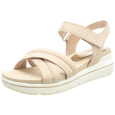 Image of MARCO TOZZI Women&#039;s Earth Edition 2 28554 26 Sandal, Rose, 4 UK