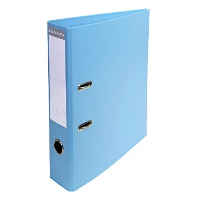 Image of Exacompta Ref. 53702E Box of 10 Prem&#039;Touch A4 lever arch files Spine 70 mm Mechanical 75 External dimensions: 32 x 29 7 cm Format to file Colour: Light blue