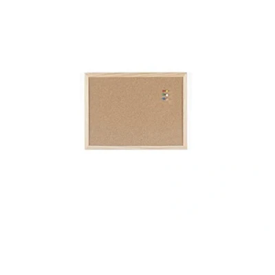 Image of BoardsPlus BPW01010101 502 Cork Notice Board, Wood, 40 x 30 cm