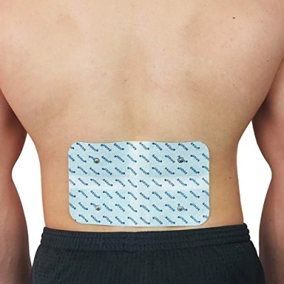 Image of axion Extra Big Electrode Pad 22x10cm Compatible to SANITAS &amp; BEURER with 3.5mm Button (SEM 40 / EM and Others)