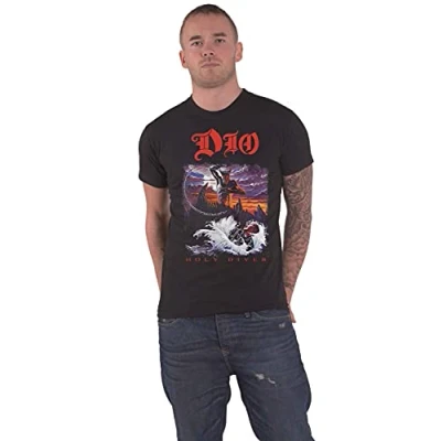 Image of Plastic Head Dio &#039;Holy Diver&#039; (Black) T Shirt (Small)