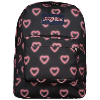 Image of JANSPORT SUPERBREAK ONE Large Backpack, Happy Hearts Black (Black)
