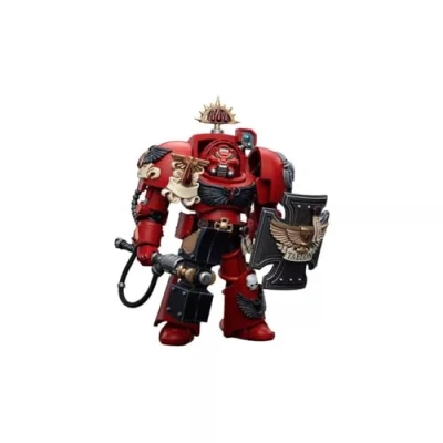 Image of Bloomage Joytoy Tech WH 40K Blood Angels Assault Terminators Brother Taelon 1/18 Af