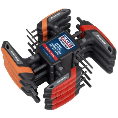 Image of Premier Metric/Imperial T Handle Hex Key Set 14 Piece