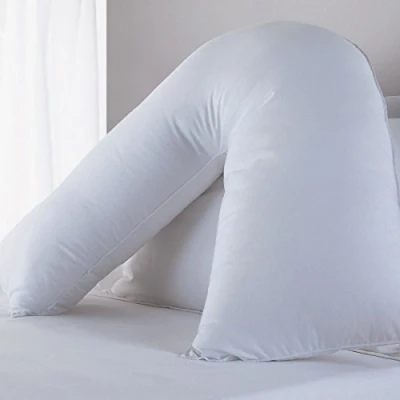 Image of Orthopaedic V Shaped Pillow Nursing Pregnancy Back Support