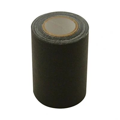 Image of JVCC Patch &amp; Repair Tape for Leather and Vinyl surfaces [Gaffers Tape] (REPAIR 1): 3 in. (72mm actual) x 15 ft. (Black)
