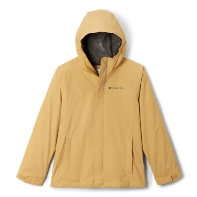 Image of Columbia Boy&#039;s Watertight Jacket, Waterproof Rain Light Camel, Size S