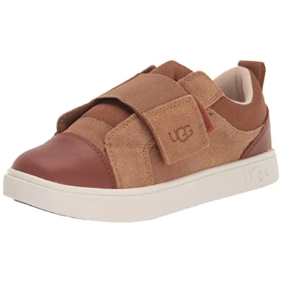 Image of UGG Unisex Kids Rennon Low Sneaker, Chestnut, 10 UK Child