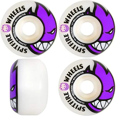 Image of Spitfire Unisex Adult Bighead Wheels Bighead. Wider Riding Surface. Full Control. not Just Another Pretty Face. 99duro white, 54mm