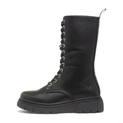 Image of Heavenly Feet Nomad Womens Black Calf Boot Size 5 UK