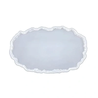 Image of Irregular Geode Tray Resin Molds,Silicone Molds for Casting,Epoxy DIY Serving Board Home Decor