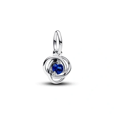 Image of Pandora September Birthstone Eternity Circle Dangle Charm