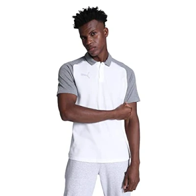 Image of Puma Men&#039;s Teamcup Casuals Polo, White, S