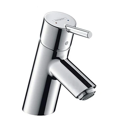 Image of hansgrohe Talis S basin mixer tap 70 with pop up waste, chrome 32020000