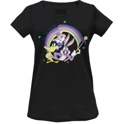 Image of cotton division Women&#039;s Woloonets087 T Shirt, Black, L