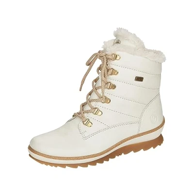 Image of Remonte Women&#039;s R8480 Snow Boot, Dirtywhite Bianco 80, 4 UK