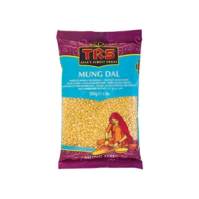 Image of TRS Mung Dal 500G All Natural Gluten Friendly Vegan High Fibre Protein Indian Origin