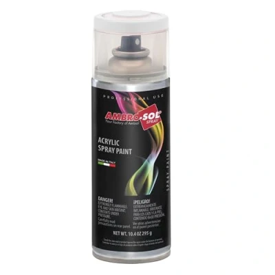 Image of Ambro Sol V400PAST3 Multipurpose Acrylic Enamel Spray Paint, Gloss White, 400 ml