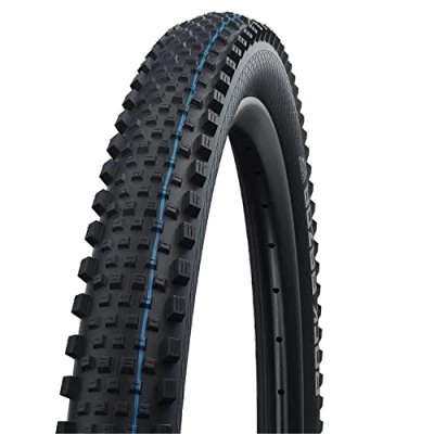 Image of Schwalbe Rock Razor Evolution Super Trail TLE Addix SpeedGrip Folding Tyre, Black, 65 584 (27.5x2.60)