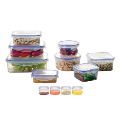 Image of Maturi Food Storage Containers Set of 12 with Airtight Lids, BPA Free, 0.04L 1.5L