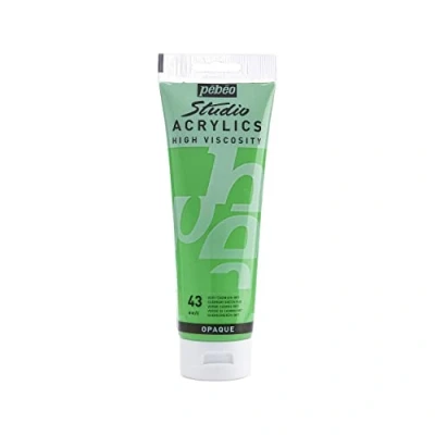 Image of Pébéo Studio Acrylics Fine Acrylic Paint Sienna Raw Sienna, 250 ml