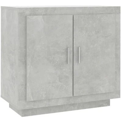 Image of vidaXL Sideboard Concrete Grey 80x40x75 cm Engineered Wood