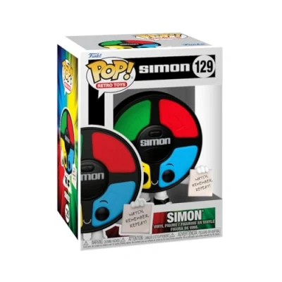 Image of Funko Pop! Vinyl: Simon Logo 1/6 Odds for Rare Chase Variant Glow In the Dark Collectable Vinyl Figure Gift Idea Official Merchandise Toys Kids &amp; Adults Ad Icons Fans