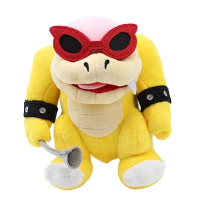 Image of Laruokivi Cartoon Koopaling Roy Plush Toy Baby Bowser Jr Koopa Soft Stuffed Animal Doll 8&#039;&#039; Figure