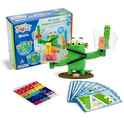 Image of Learning Resources Numberblocks Blockzee Balance Activity Set, Toys for 3+ Year Olds, Maths Toys, Number Game, Game Children, Interactive Toy with Moving Mouth and Eyes