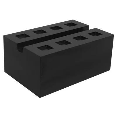 Image of 80mm Slotted Rubber Support Block for Viking Jacking Beams